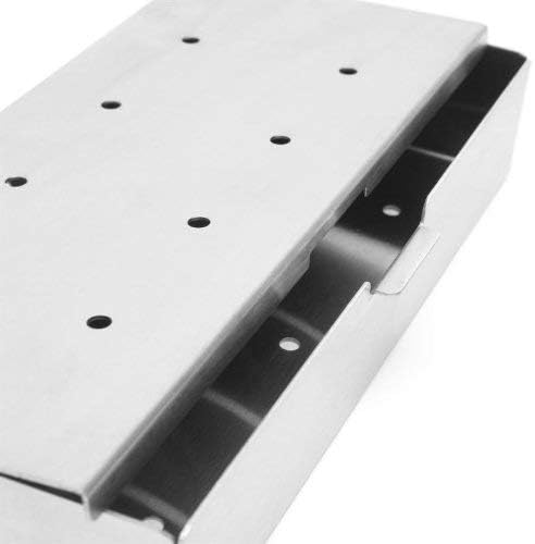 Outset Grill Wood Chip Smoking Box, Stainless Steel