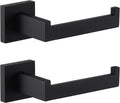 KOKOSIRI Black Toilet Paper Holders Bathroom Toilet Paper Roll Holder SUS304 Stainless Steel Contemporary Wall Mounted, 2 Pack, B2003BK-P2