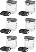 Progressive PKS-401 1.5 Cup Mini Prokeeper+ Airtight Silicone Seal Storage Container Great For Spices & Baking Acessories (6- Piece)