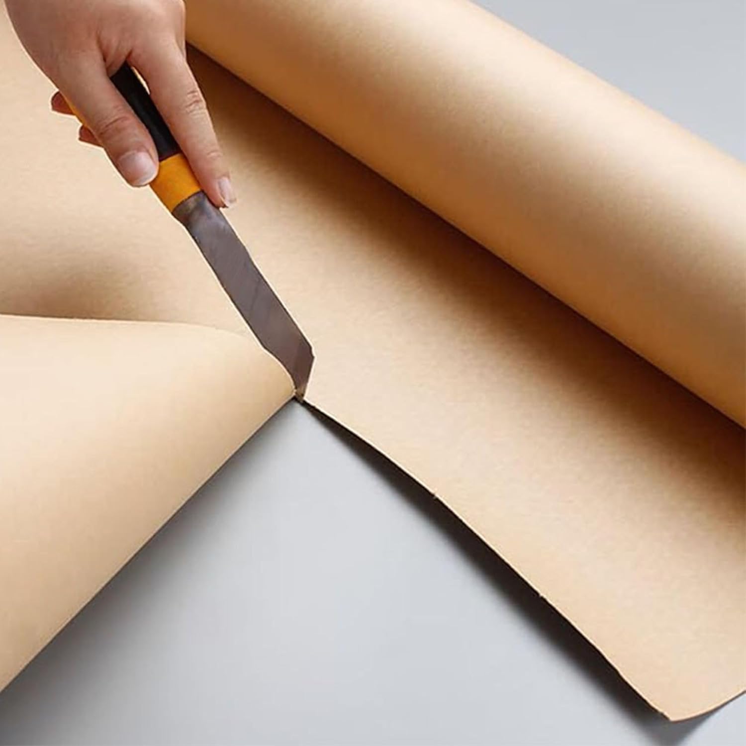 School Smart Butcher Kraft Paper Roll, 40 lb, 24 Inches x 1000 Feet, Brown