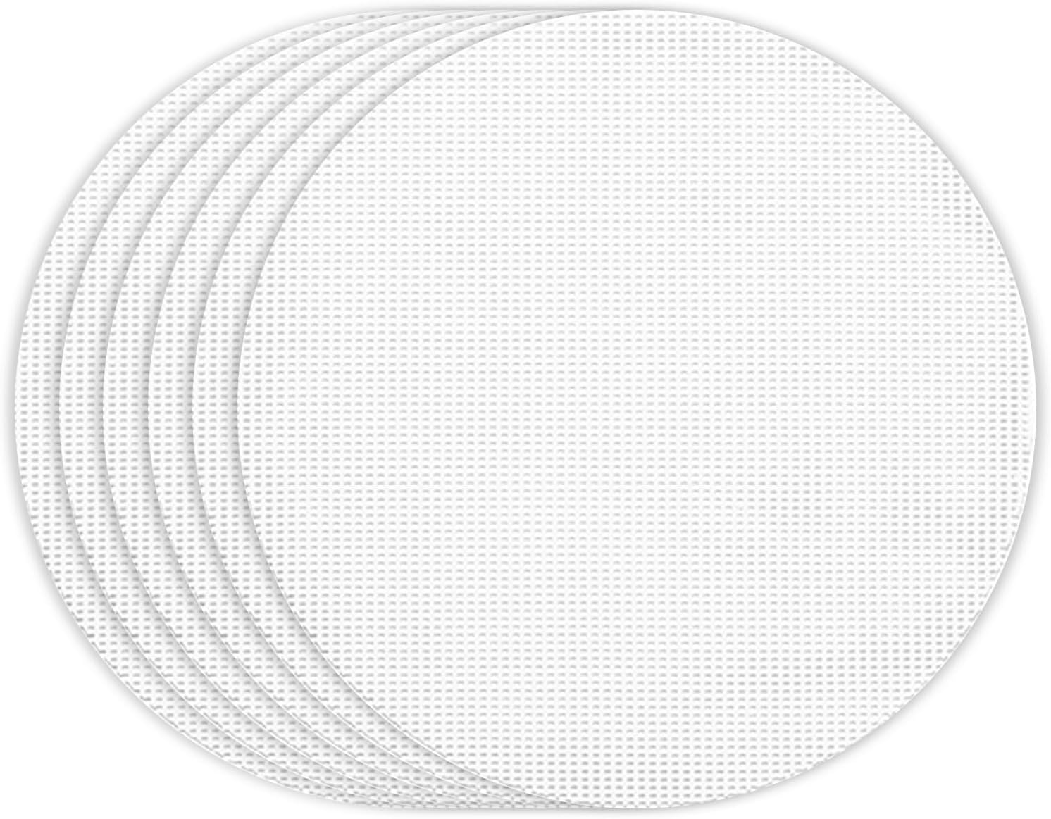 Bamboo Steamer Silicone Liners 10-Inch 6Pcs, BPA Free, Reusable & Non Stick for Food Steamer, Air Fryer, Steaming Dumpling Dim Sum Vegetable, Round Mesh Parchment Baking Sheet Paper