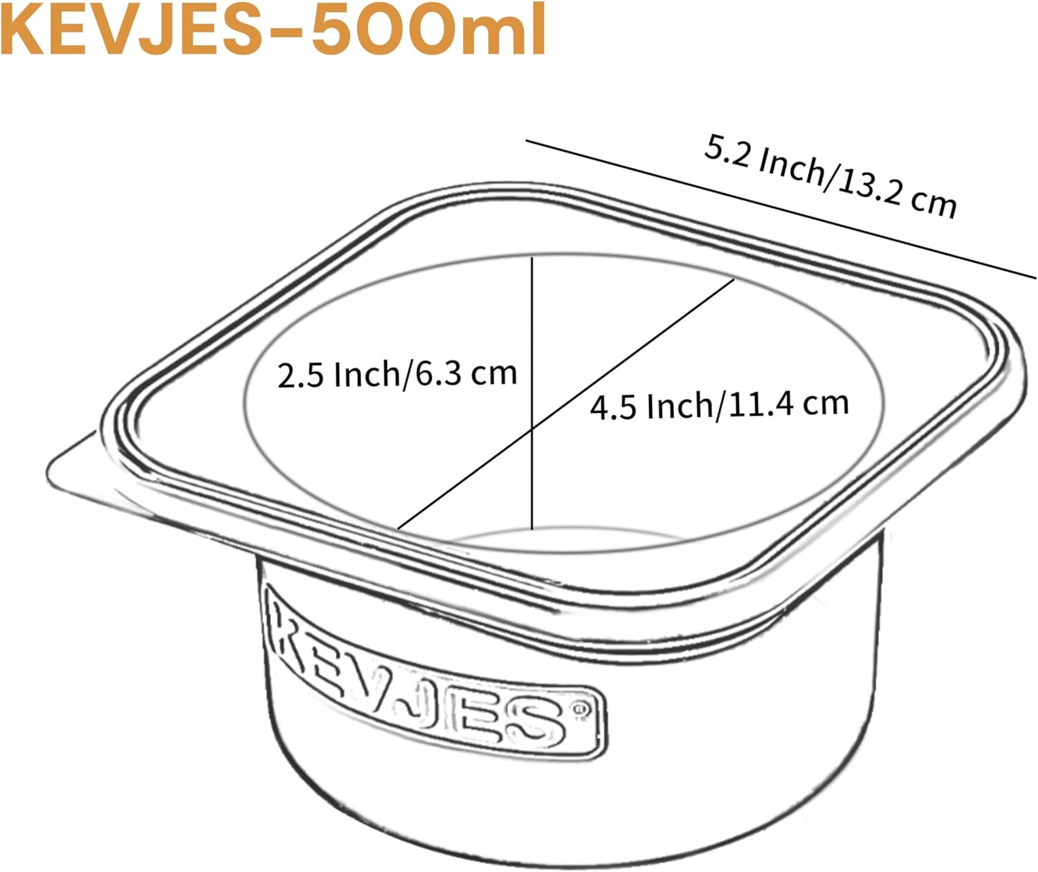 Stackable Silicone Artisan Pizza Dough Proofing Box Proving Containers with Lids pizza making accessories-2 pack-500ml portion (Blue)