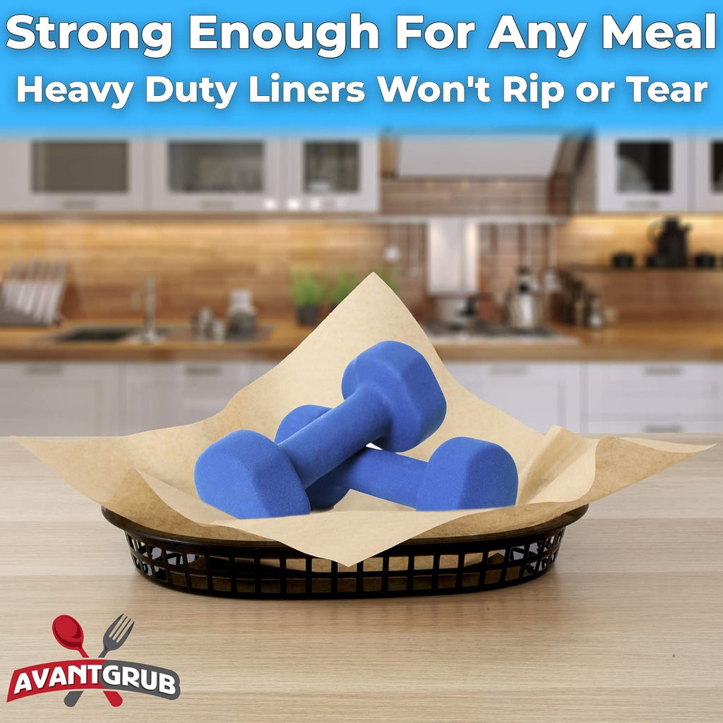 Eco Friendly, Grease Proof 12" x 12" Deli Wrap 2000 Pk. Best Kraft Food Wrapping Paper Sheets for Picnic, Festival, Fair or BBQ. Perfect Liner for Tray, Basket or Boat. Quality Bulk Restaurant Supply