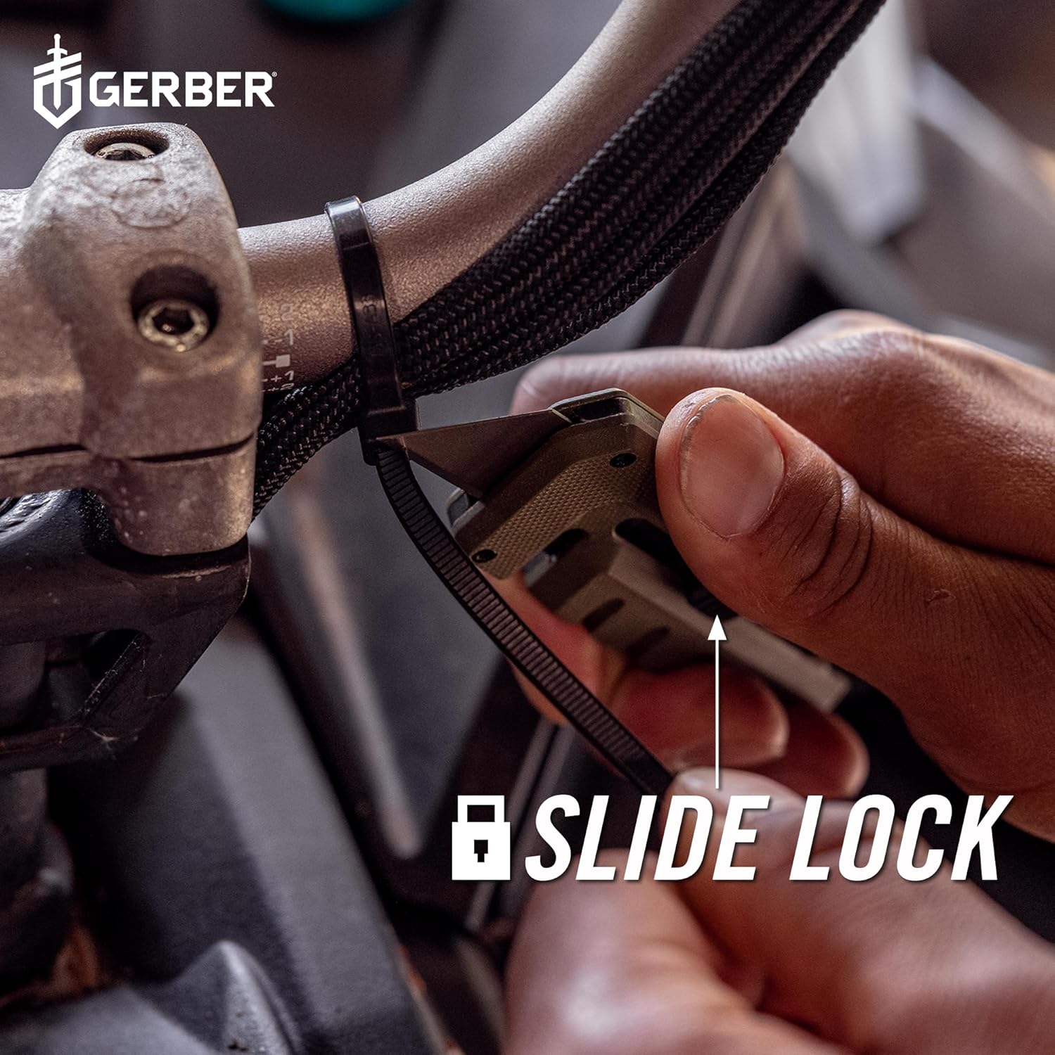 Gerber Gear Prybrid Multi Tool Utility Pocket Knife - Utility EDC Razor Knife with Retractable Blade and Pry Bar - Grey