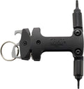 CRKT Knife Maintenance Tool: Tungsten Carbide Sharpener, Ceramic Sharpener Honing Edge, Torx Bits, Bottle Opener, Flat Screwdriver, Keychain Accessory, 9704